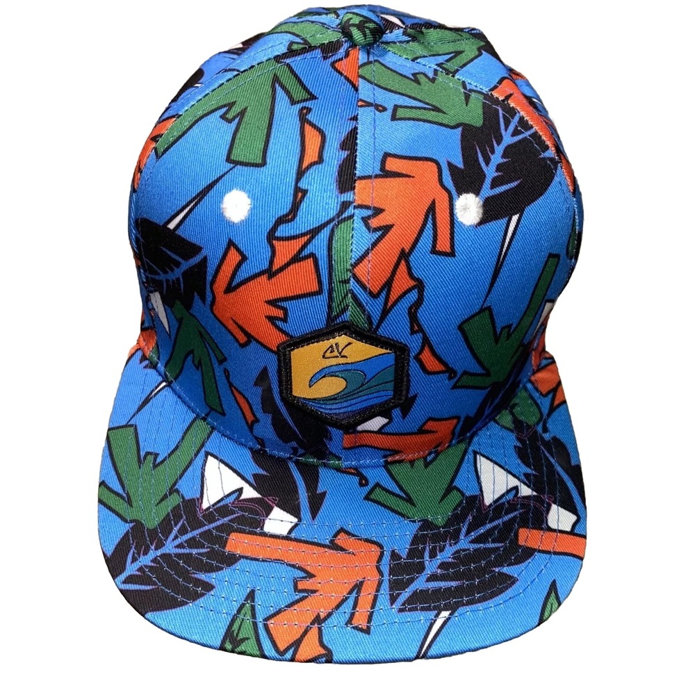 Cha Vibes Snapback Surf Hat Hawaiian Travel Tropical Vacation Aloha Shaka Hand